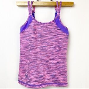 Ivivva Girls  Lululemon Pink Purple Active Tank 6